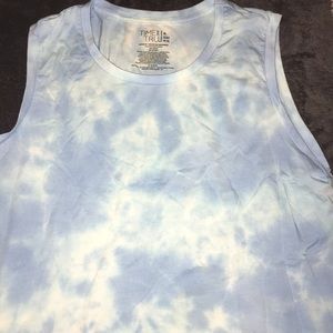 Tie dye blue tank